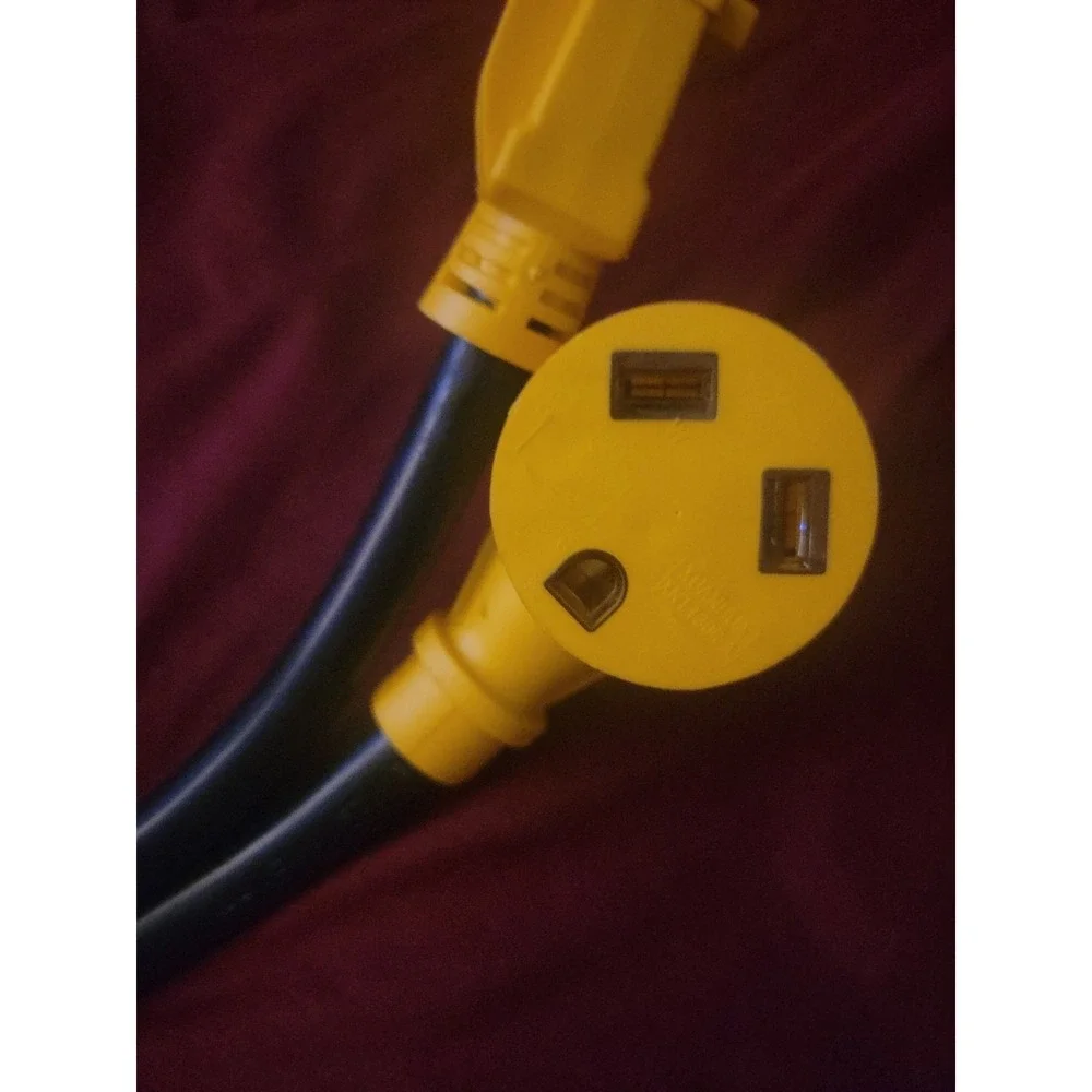 50 Amp Male to 30 Amp Female‎ and 15 Amp Female RV Y- Splitter Adapter